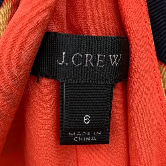 J. Crew Twist Back Hibiscus Print Dress - Picture 6 of 9